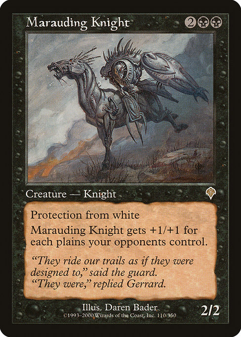Marauding Knight highlighted card art