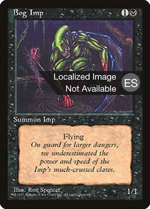 Bog Imp from Fourth Edition Foreign Black Border