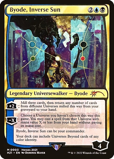 Byode, Inverse Sun highlighted card art