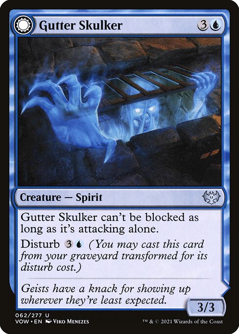 Gutter Skulker // Gutter Shortcut from Innistrad: Crimson Vow