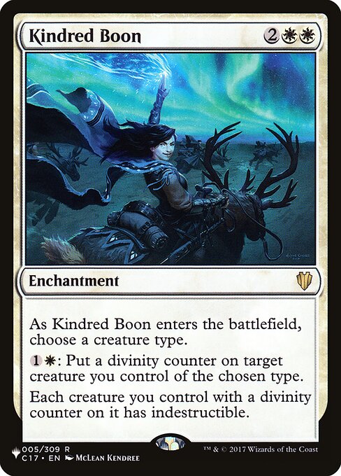 Kindred Boon from The List