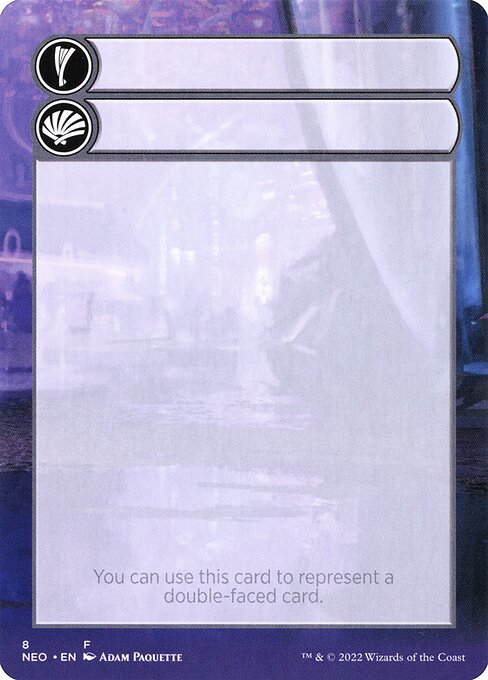 Double-Faced Substitute Card from Kamigawa: Neon Dynasty Substitute Cards