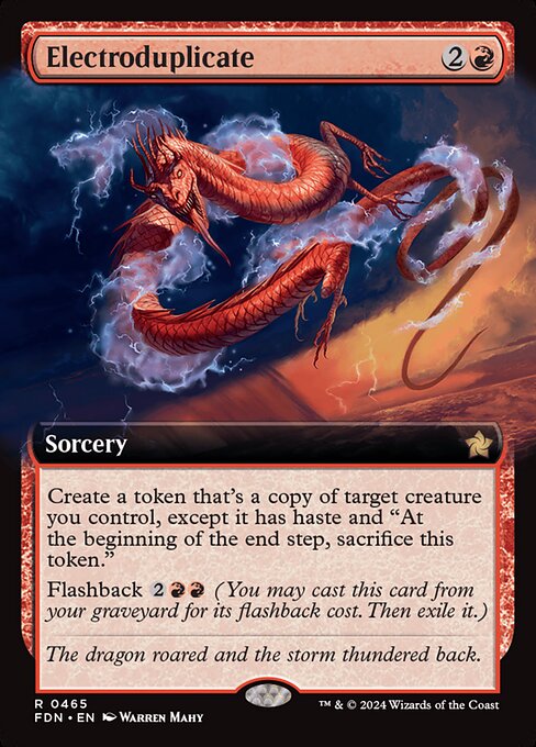 Electroduplicate from Foundations