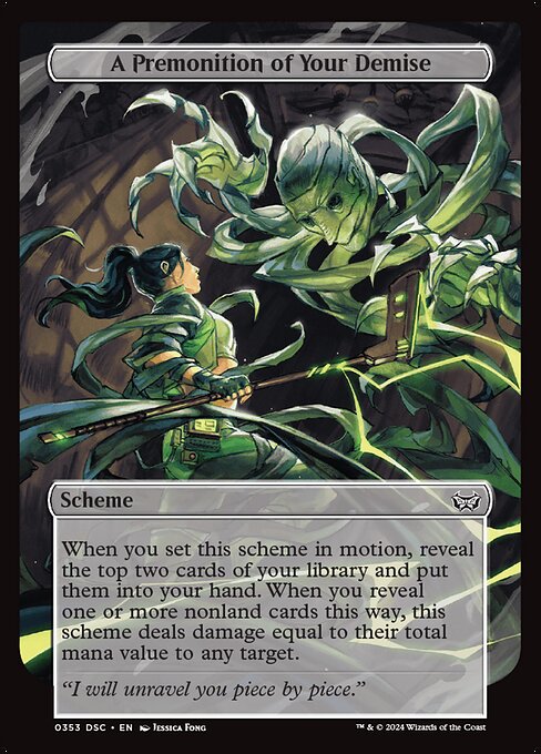 A Premonition of Your Demise highlighted card art