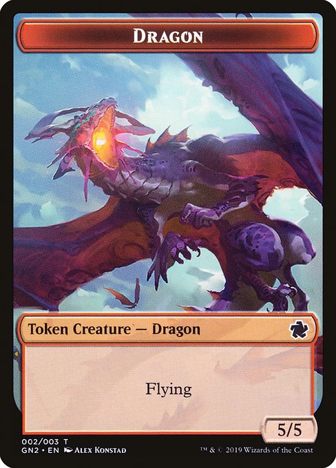 Dragon from Game Night 2019 Tokens