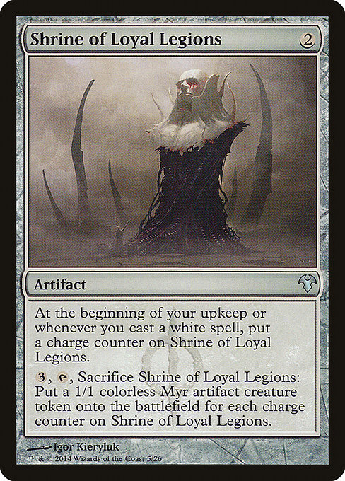 Shrine of Loyal Legions highlighted card art