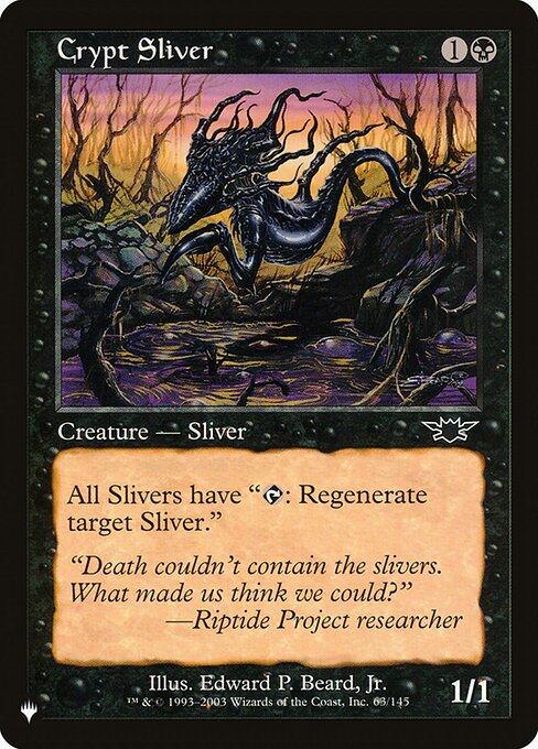 Crypt Sliver highlighted card art
