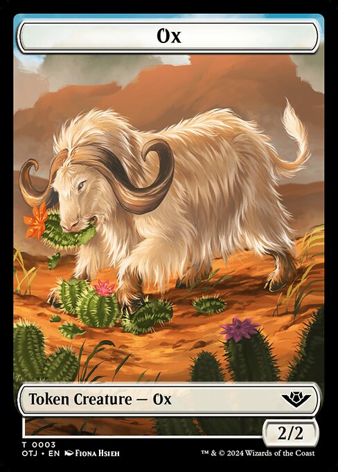 Ox from Outlaws of Thunder Junction Tokens