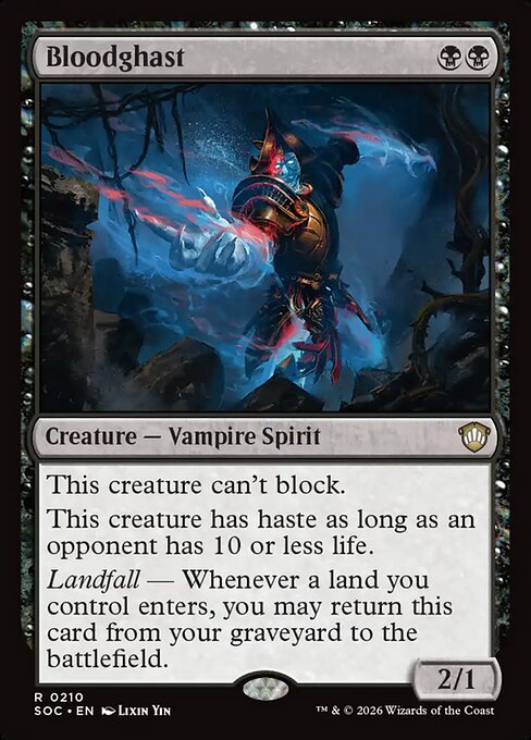 Bloodghast from Secrets of Strixhaven Commander