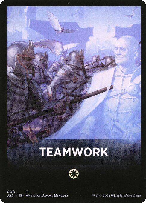 Teamwork highlighted card art
