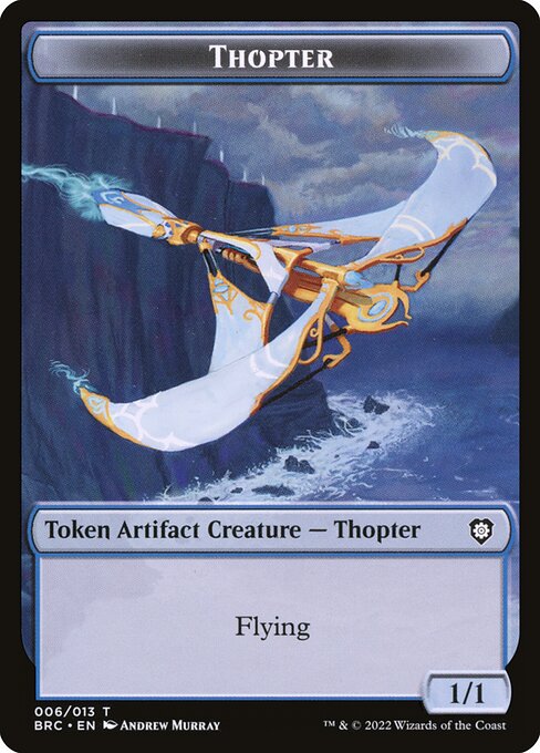 Thopter from The Brothers' War Commander Tokens