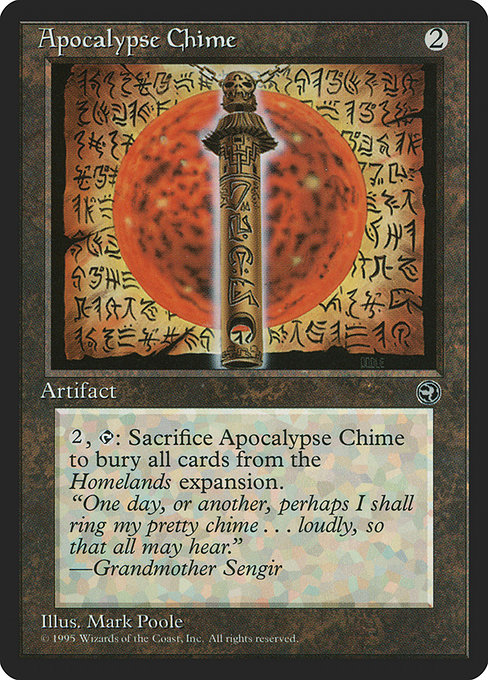Apocalypse Chime from Homelands