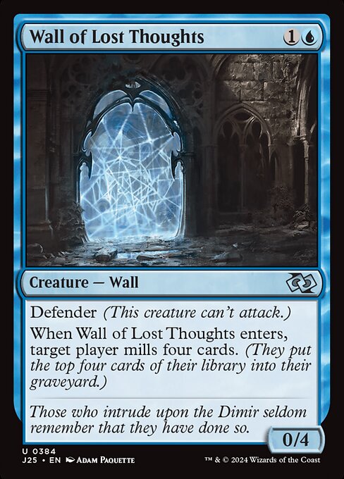 Wall of Lost Thoughts highlighted card art
