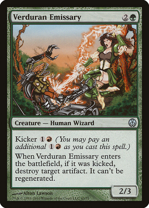 Verduran Emissary highlighted card art