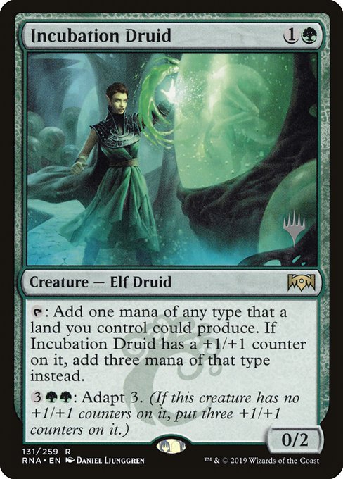 Incubation Druid from Ravnica Allegiance Promos