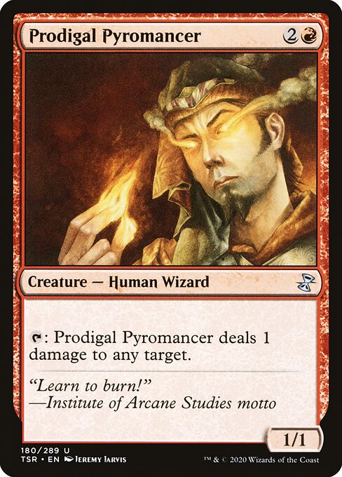 Prodigal Pyromancer highlighted card art