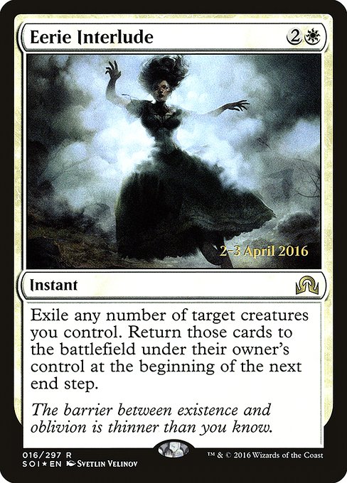 Eerie Interlude from Shadows over Innistrad Promos