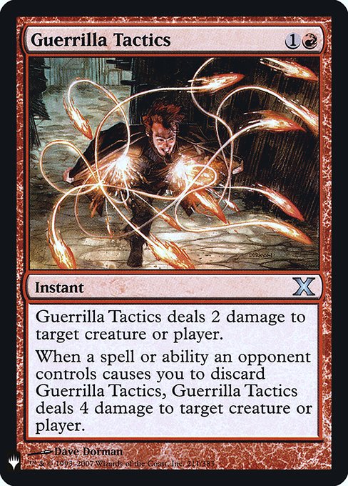 Guerrilla Tactics highlighted card art