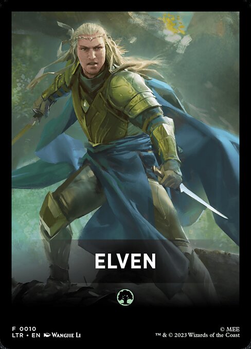 Elven highlighted card art
