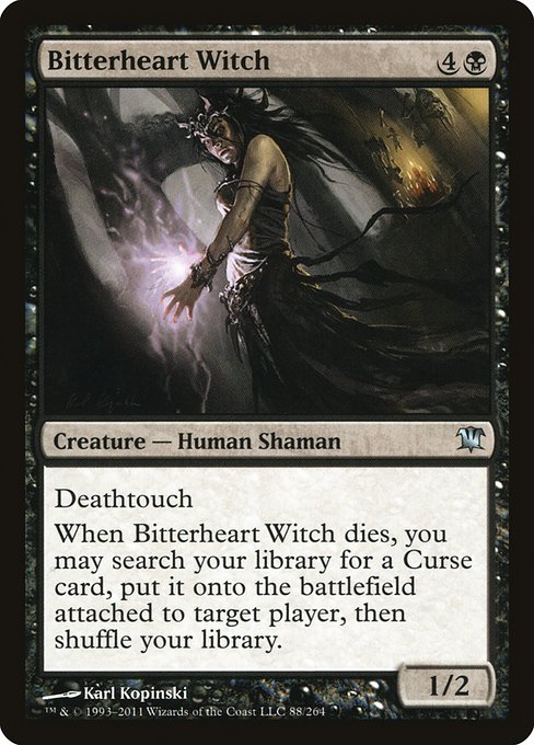 Bitterheart Witch highlighted card art