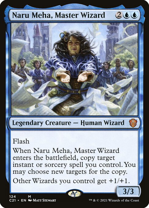 Naru Meha, Master Wizard highlighted card art