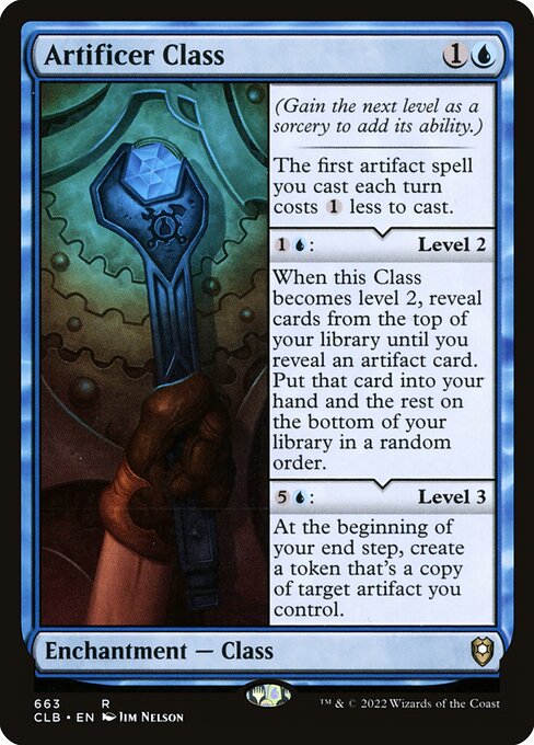 Artificer Class highlighted card art