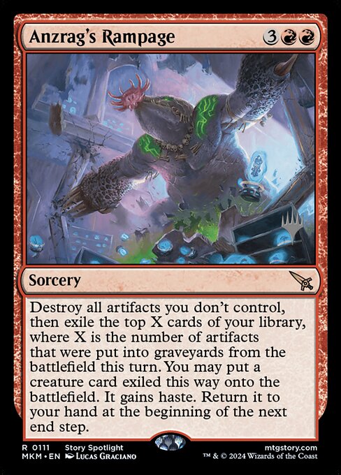 Anzrag's Rampage from Murders at Karlov Manor Promos