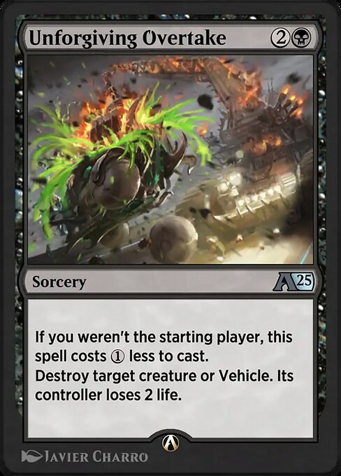 Unforgiving Overtake highlighted card art
