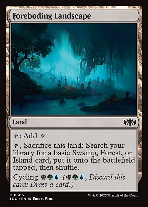 Foreboding Landscape highlighted card art