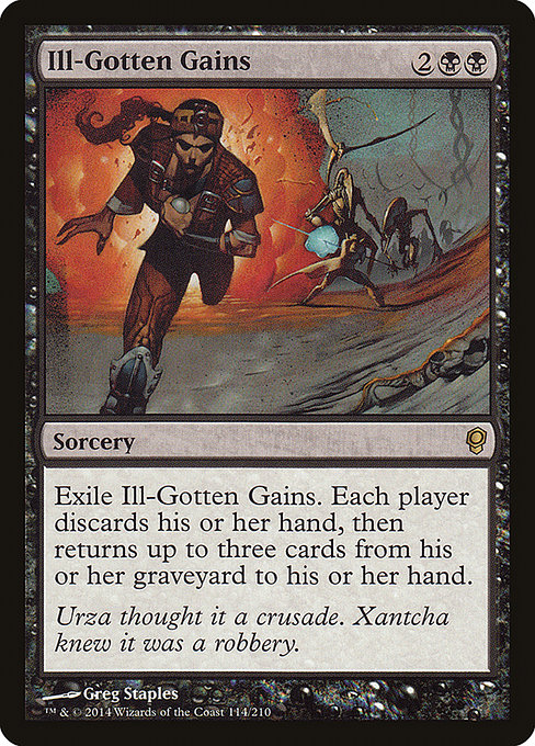 Ill-Gotten Gains highlighted card art