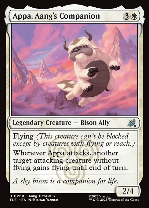 Appa, Aang's Companion from Avatar: The Last Airbender Eternal