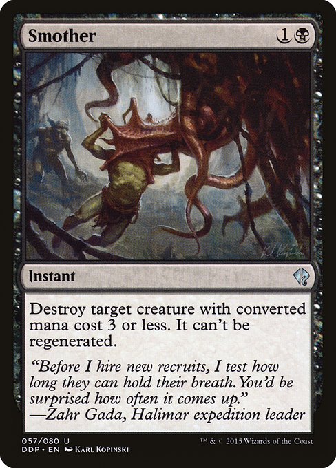 Smother highlighted card art