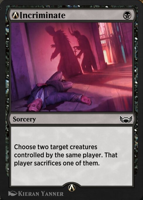 A-Incriminate highlighted card art