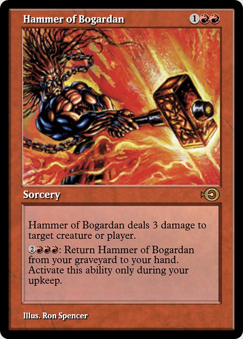 Hammer of Bogardan highlighted card art