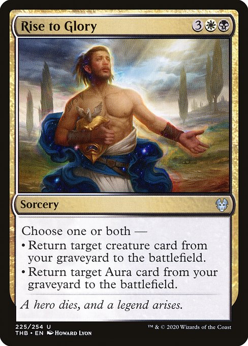 Rise to Glory highlighted card art