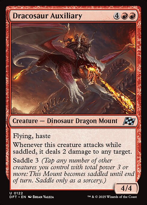 Dracosaur Auxiliary highlighted card art