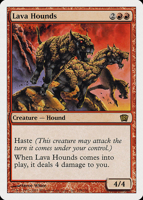 Lava Hounds from Eighth Edition