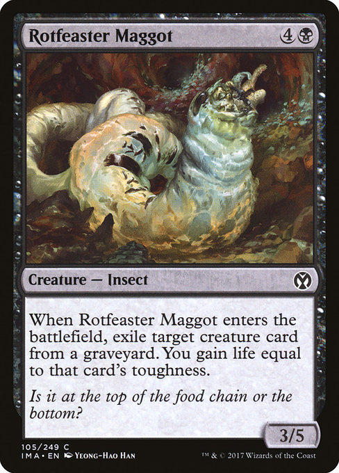 Rotfeaster Maggot from Iconic Masters