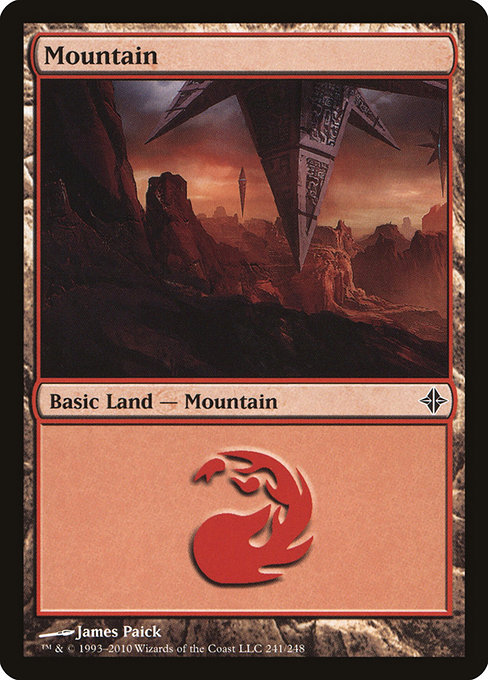 Mountain from Rise of the Eldrazi