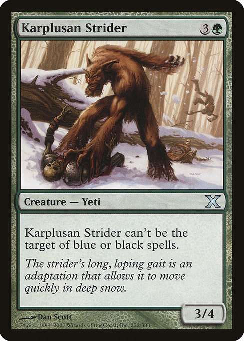 Karplusan Strider from Tenth Edition