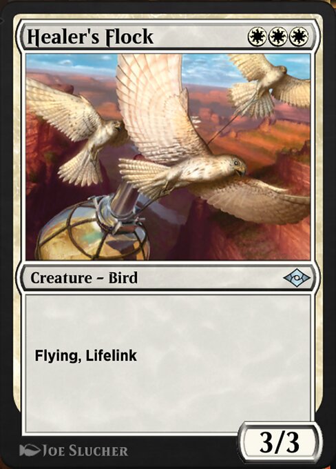 Healer's Flock highlighted card art