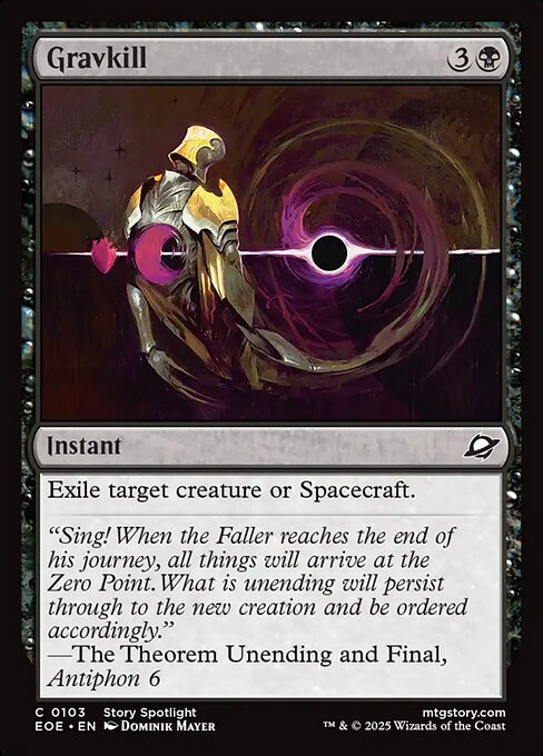 Gravkill highlighted card art
