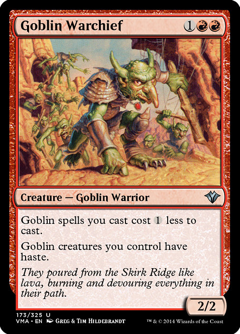 Goblin Warchief from Vintage Masters