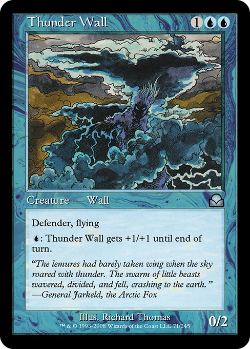 Thunder Wall highlighted card art