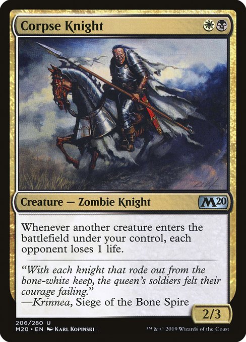 Corpse Knight from Core Set 2020