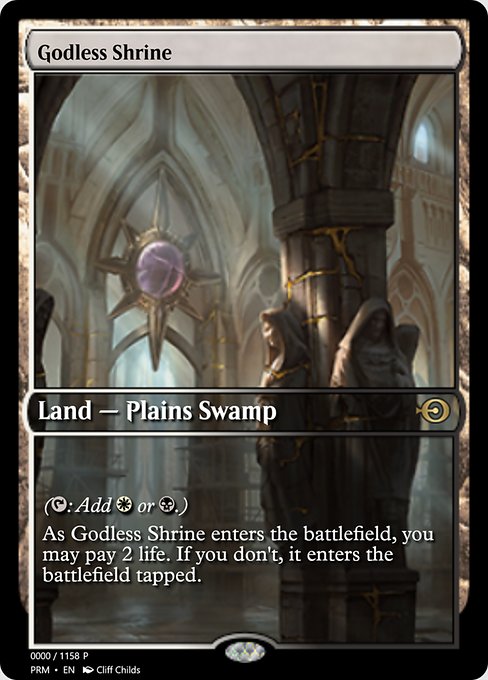 Godless Shrine from Magic Online Promos