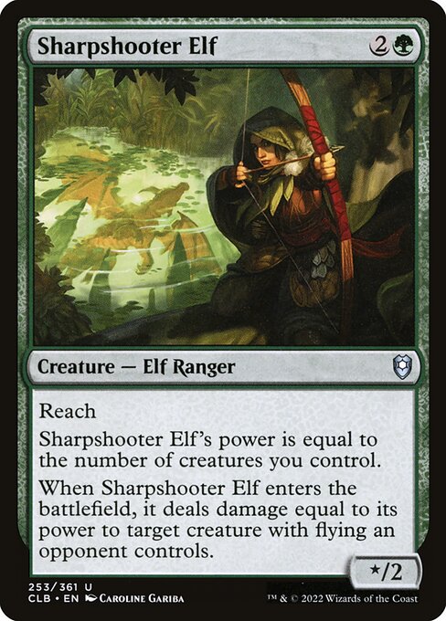 Sharpshooter Elf highlighted card art