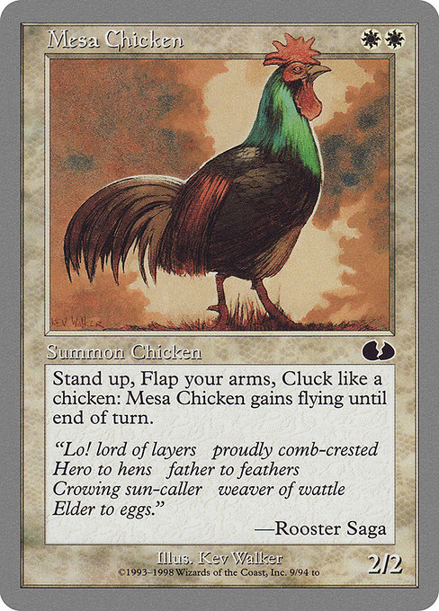 Mesa Chicken highlighted card art