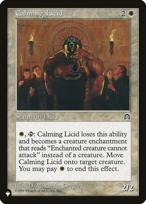 Calming Licid highlighted card art