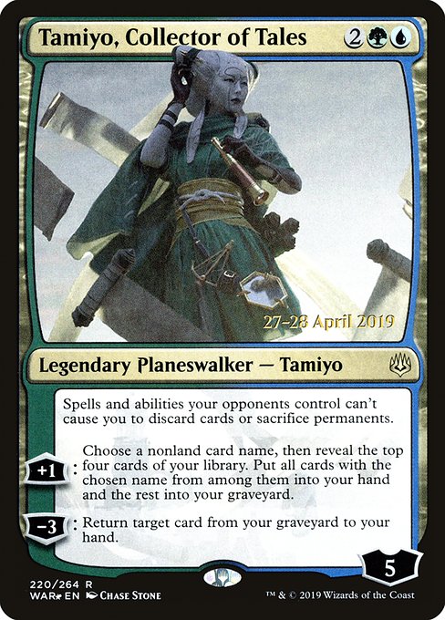 Tamiyo, Collector of Tales from War of the Spark Promos